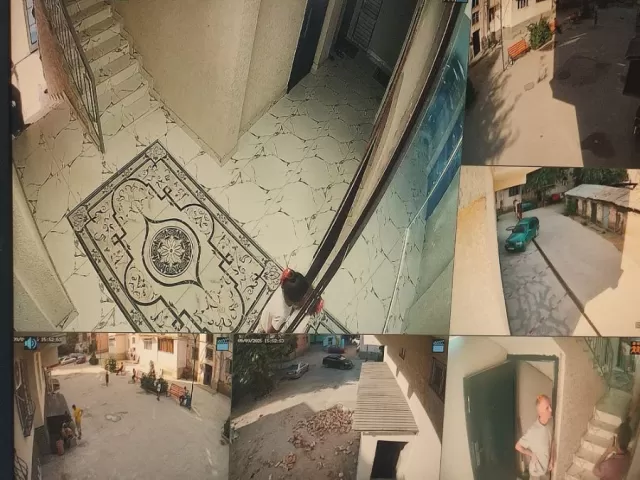 Установка камеры видеонаблюдения 1, farmo.tj