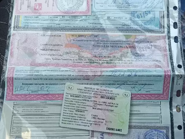 Opel Astra F, 1997 1, avtobaza.tj