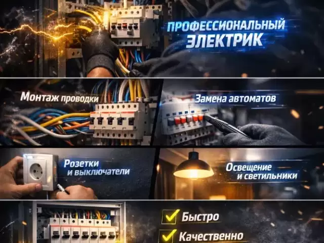 Услуги Электрика 1, farmo.tj