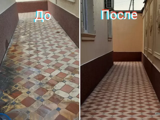 Химчистка брусчаток и мрамора 1, farmo.tj