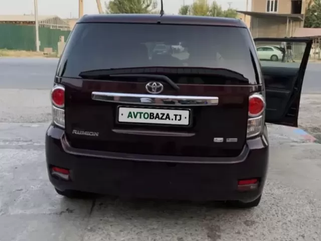 Toyota Rumion 1, avtobaza.tj