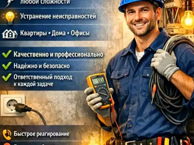 Услуги  Электромантаж 1, farmo.tj