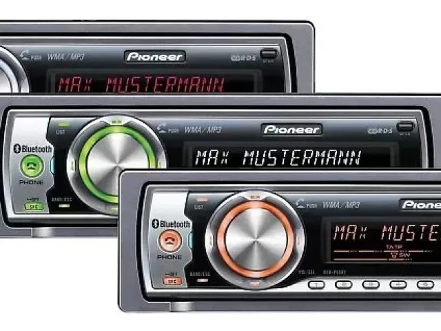 Автомагнитола Pioneer c Bluetooth 1, avtobaza.tj