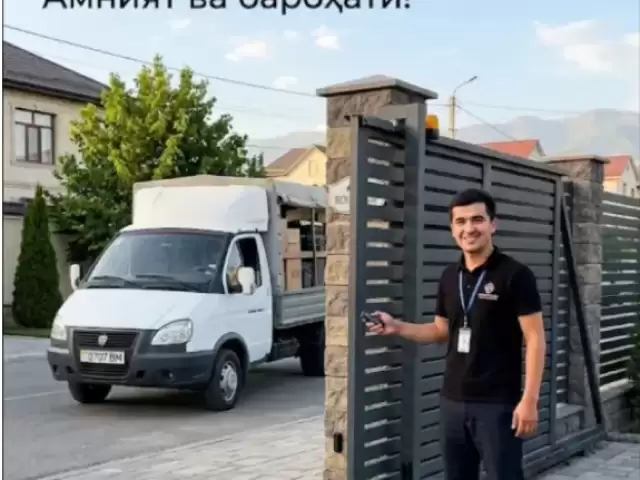 Установка автоматик двер 1, farmo.tj