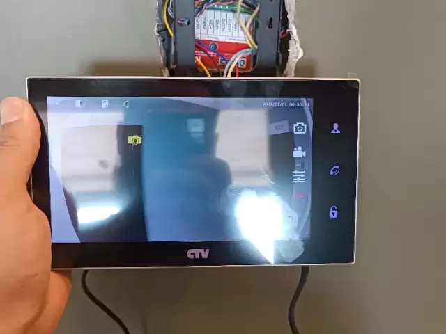 Установка камера, дамафон, люстра, розетки, 1, farmo.tj