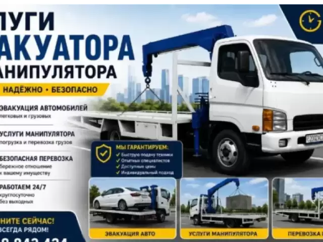Эвакуатор + Манипулятора 1, avtobaza.tj