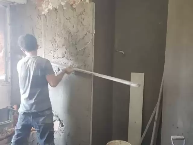 Устои штукатурка и стяжка пол 1, farmo.tj