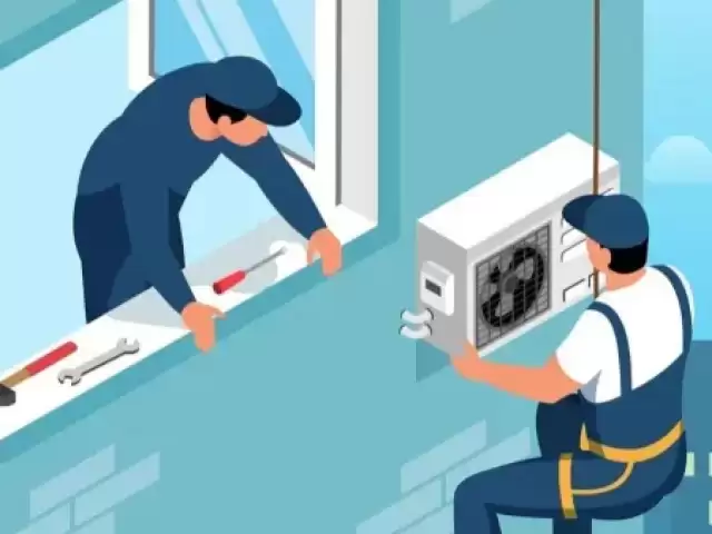 Установка кондиционеров монтаж трубок 1, farmo.tj