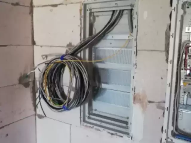 Прокладка кабеля под интернет 1, farmo.tj