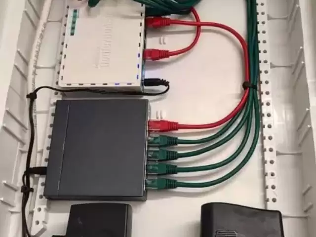 Прокладка кабеля под интернет 1, farmo.tj