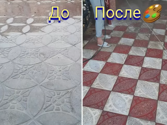 Химчистка брусчаток и мрамора 1, farmo.tj