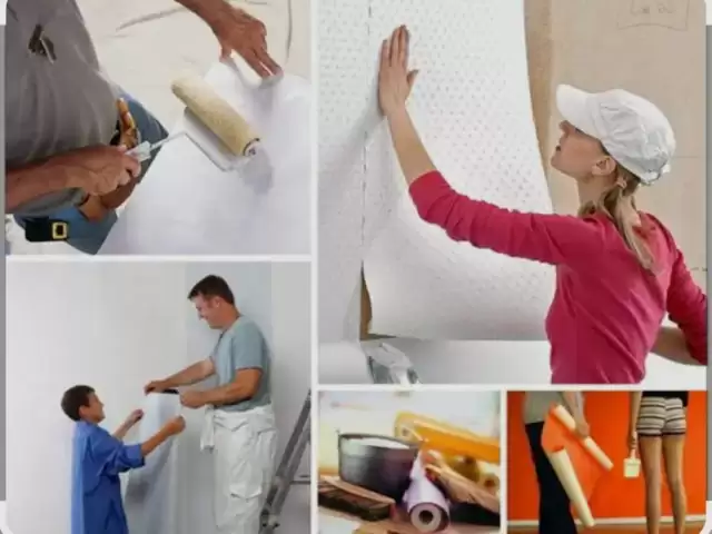 Услуги поклейку обоев 1, farmo.tj